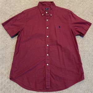 Polo Ralph Lauren Short Sleeve Button Down Shirt Mens Medium Classic Fit